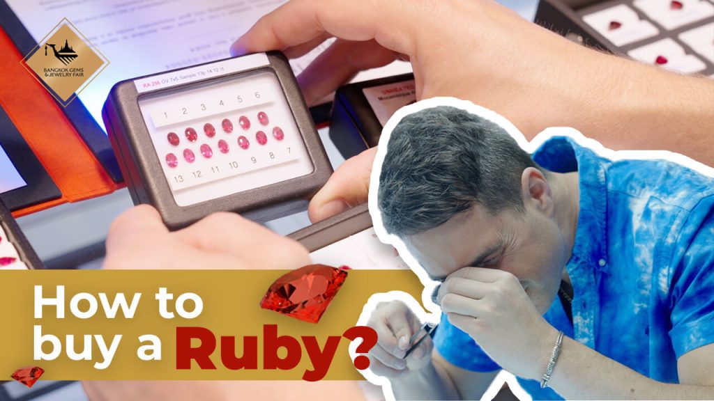 Video thumbnail: How to buy a ruby, with Josh checking rubies through a loupe