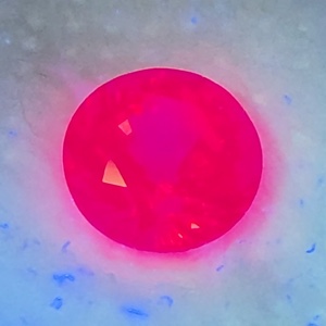 The 3.58 carat Neon Jedi spinel from Mogok, Burma, glowing neon red